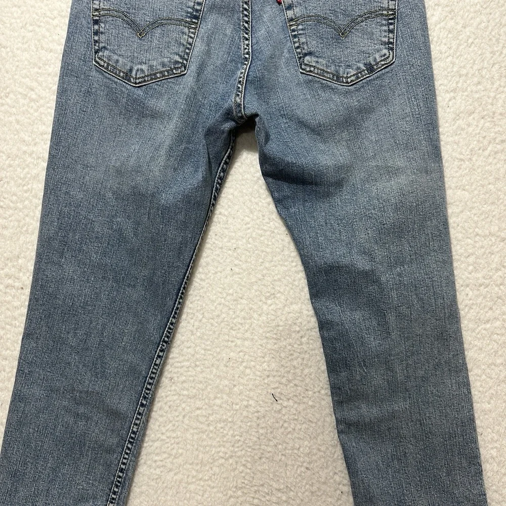 Levis 511 Jeans Men's Blue Faded Wash Straight Denim‎ Size 33